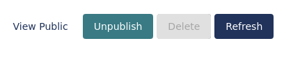 Unpublish tool button